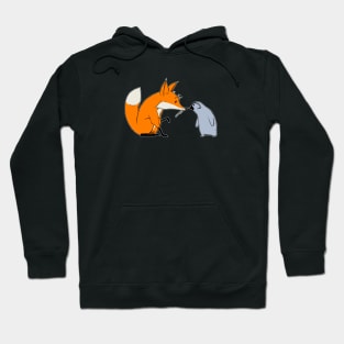 Fox and Baby Penguin Hoodie